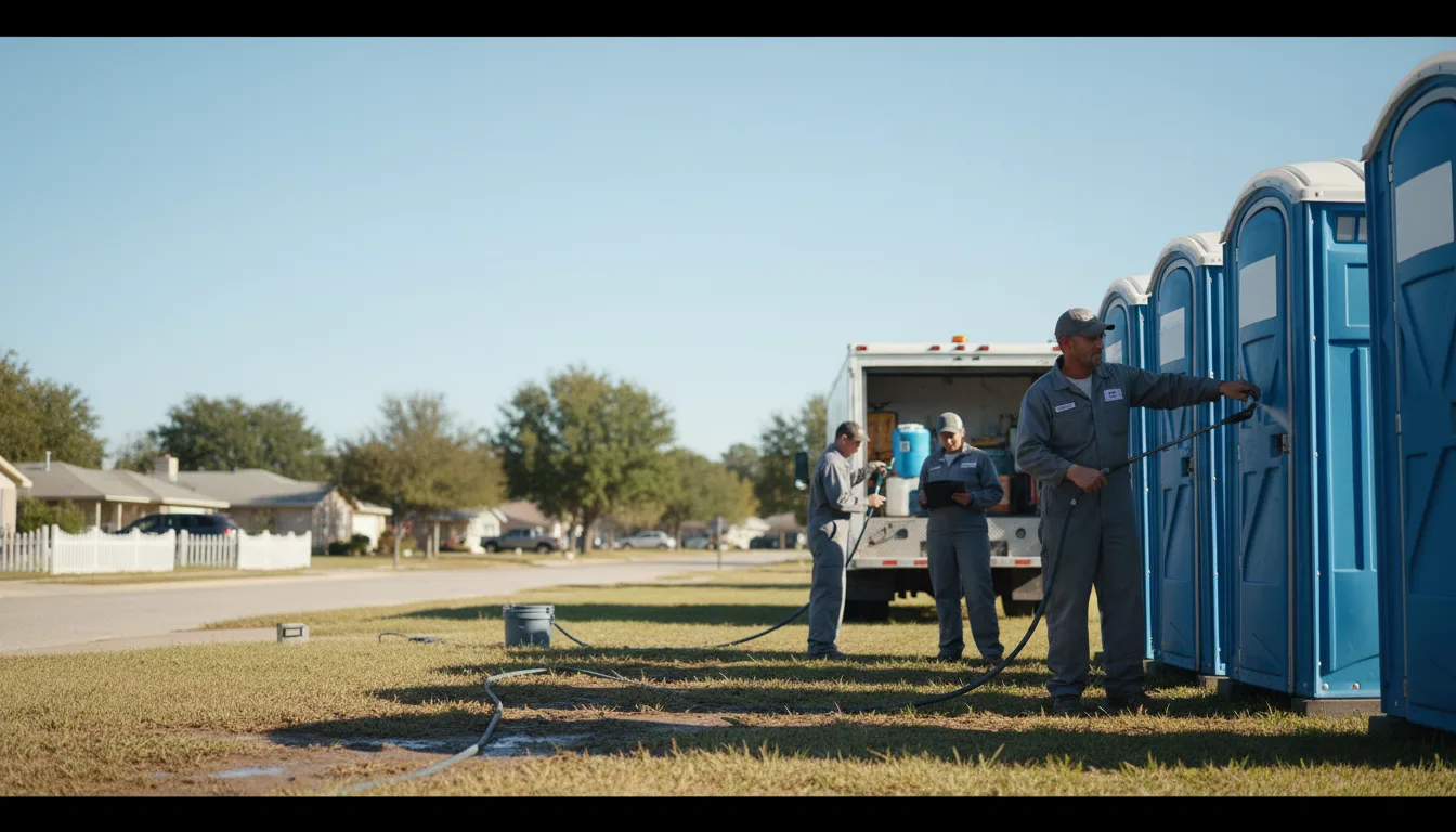 Long-Term Portable Toilet Rental in Grandfalls, TX near me